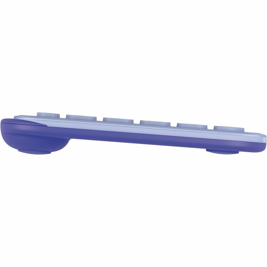 Logitech POP ICON KEYS Wireless Bluetooth Keyboard, Comfortable Typing, Programmable Keys, Easy-Switch Between up to 3 Devices (Lilac & Off-white) - 920-013050