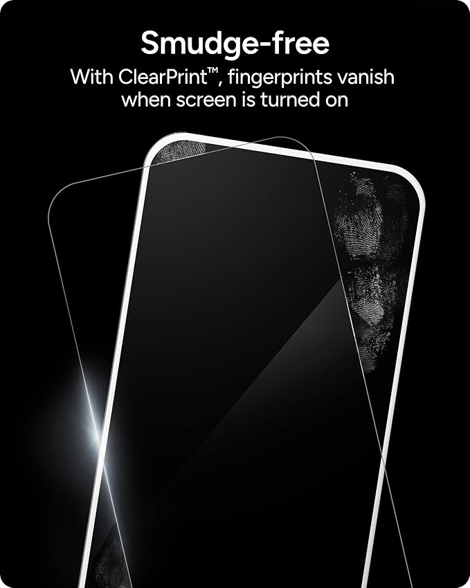 ZAGG Glass Elite Privacy iPhone 15 Pro Screen Protector - 5X Stronger with Reinforced Edges, 2-Way Privacy Filter, Scratch & Smudge-Resistant Surface, InvisibleShield, Easy to Install