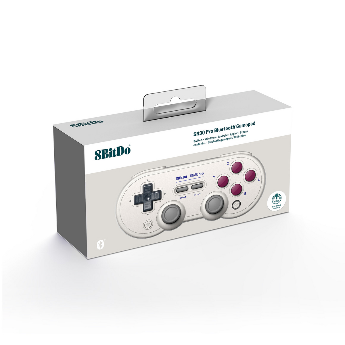 8BitDo SN30 Pro Bluetooth Gamepad - Hall Effect Joystick (80GQ)